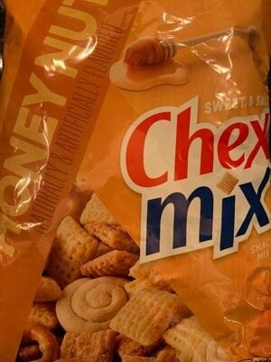 Chex Mix Honey Nut Snack Mix packaging