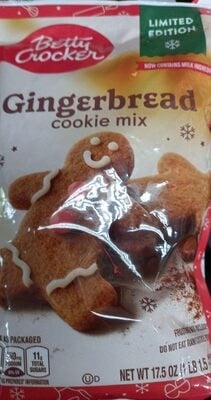 Betty Crocker Gingerbread Cookie Mix package