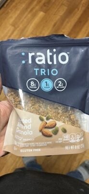 Ratio Trio Toasted Almond Granola package