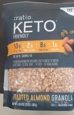 Ratio Toasted Almond Granola package