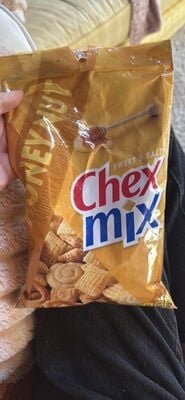 Chex Mix Sweet & Salty Honey Nut Snack Mix packaging