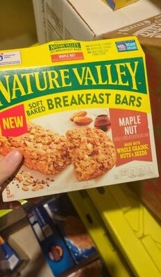 Nature Valley Soft-Baked Almond Oat Breakfast Bars packaging