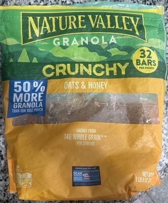 Nature Valley Crunchy Oats 'n Honey Granola Family Size packaging