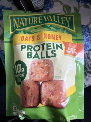 Nature Valley Oats & Honey Protein Balls package