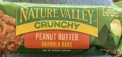 Nature Valley Crunchy Peanut Butter Granola Bar package
