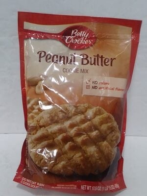 Betty Crocker Peanut Butter Cookie Mix package