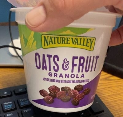 General Mills Sales Inc. Nature Valley Low Fat Fruit Granola package