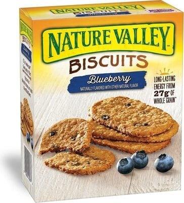 Nature Valley Biscuits, Blueberry package