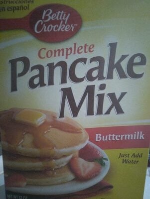 Betty Crocker Complete Buttermilk Pancake Mix package