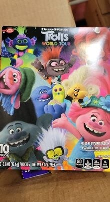 Betty Crocker Troll Fruit Snacks package