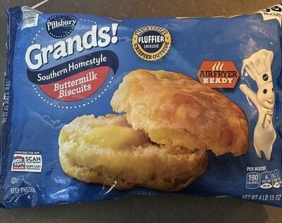 Pillsbury Grands! Southern Homestyle Buttermilk Biscuits package