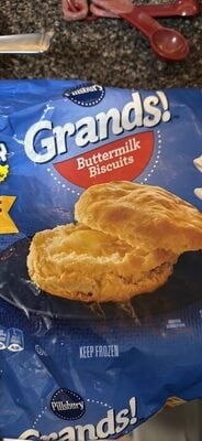 Pillsbury Grands! Buttermilk Breakfast Biscuits Frozen Dough Value Pack package