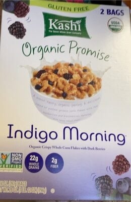 Kashi Whole Corn Flakes, Indigo Morning package