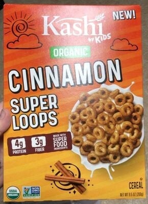 Kashi Organic Cinnamon Cereal package