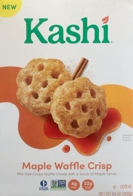 Kashi Maple Waffle Bites Cereal packaging