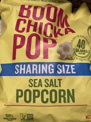 Angie's Boomchickapop Angies Popcorn Seasalt package