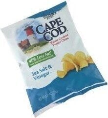 Cape Cod Potato Chips, Less Fat Sea Salt & Vinegar Kettle Cooked package