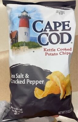 Cape Cod Sea Salt & Cracked Pepper Chips package