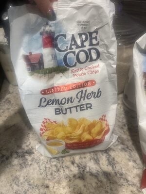 Cape Cod Lemon Herb Butter Potato Chips package