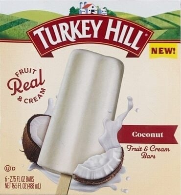 Turkey Hill Coconut Fruit & Cream Bars package