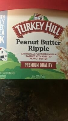 Turkey Hill Peanut Butter Ripple Frozen Dairy Dessert package