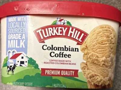 Turkey Hill Colombian Coffee Premium Ice Cream package