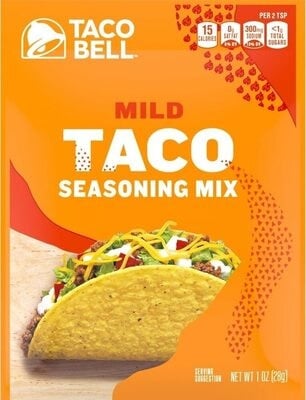 Taco Bell Mild Taco Seasoning Mix packaging
