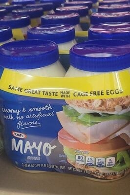 Kraft Mayo Real Mayonnaise packaging