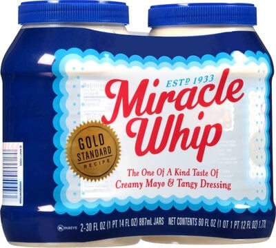 Miracle Whip Gold Standard Recipe Dressing packaging