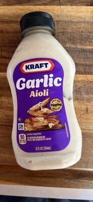 J.l. Kraft Garlic Aioli package