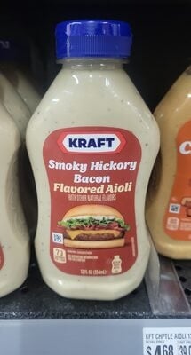 Kraft Smoky Hickory Bacon Flavored Aioli package