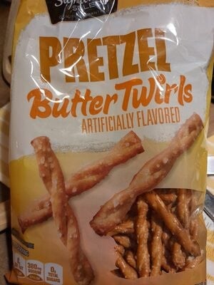 Signature Select Butter Twirls Flavored Pretzel package