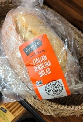 Signature Select Italian Semolina Artisan Bread package