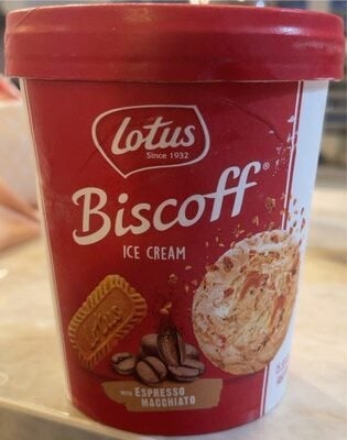 Lotus Ice Cream With Espresso Macchiato packaging