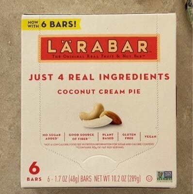 Larabar Coconut Cream Pie Bars package