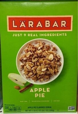 Lrabar Apple Pie Flavored Cereal packaging