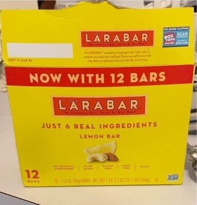 Larabar Lemon Fruit & Nut Bars package