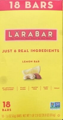 Larabar Lemon Fruit & Nut Bars package