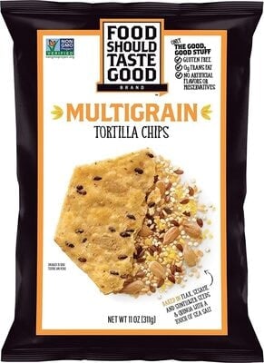 Food Should Taste Good Multigrain Gluten Free Tortilla Chips packaging