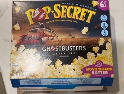 Pop-Secret Movie Theater Butter Flavor Microwave Premium Popcorn packaging