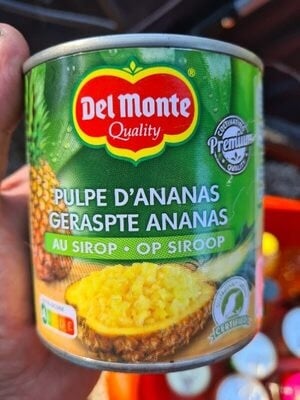 Del Monte Crushed Pineapple In Heavy Syrup package
