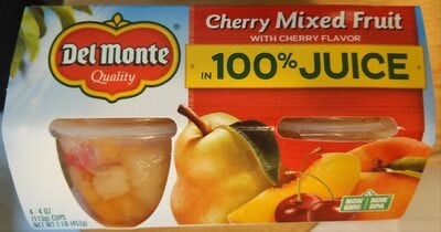 Del Monte Cherry Mixed Fruit packaging