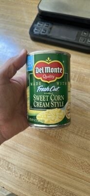 Del Monte Sweet Corn Cream Style, Sea Salt packaging