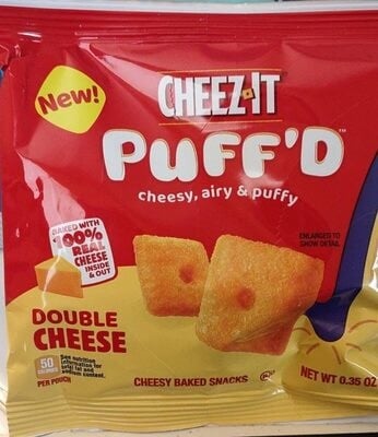 Cheez-It Double Cheesy Baked Snacks package