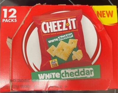 Cheez-It White Cheddar Baked Snack Crackers package