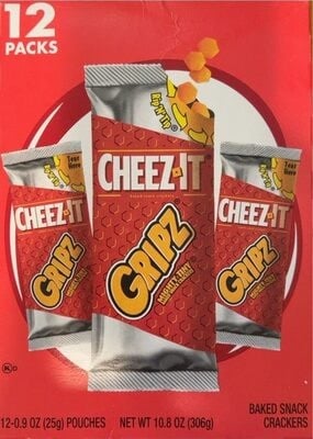 Cheez-It Mighty Tiny Baked Snack Crackers package
