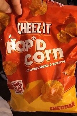 Cheez-It Cheddar Popcorn package