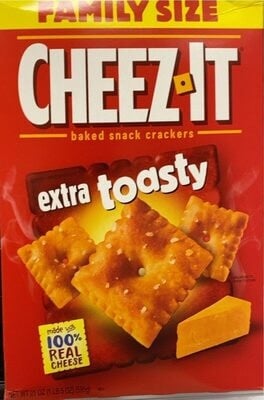 Cheez-It Extra Toasty Baked Snack Crackers package