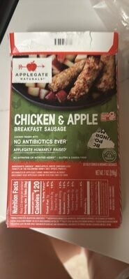 Applegate Chicken & Apple Breakfast Sausage package