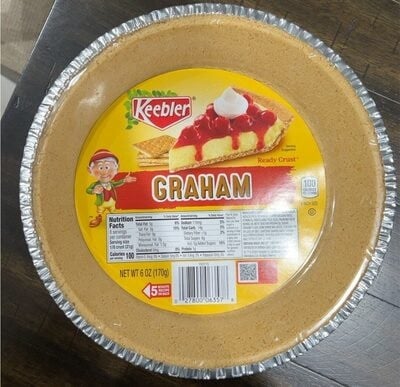 Keebler Size Graham Pie Crust package